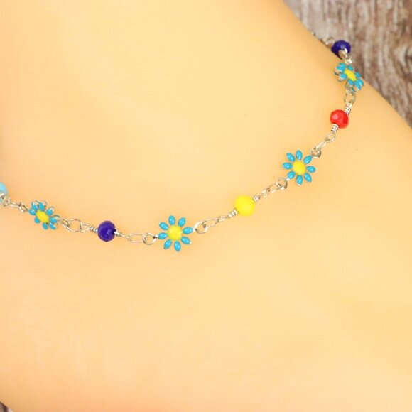 Dainty Anklet for Women – Elegant Everyday Jewelry & Perfect Gift | MLCRC1484 - Picture 5 of 10